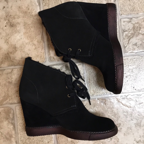 see by chloe wedge booties